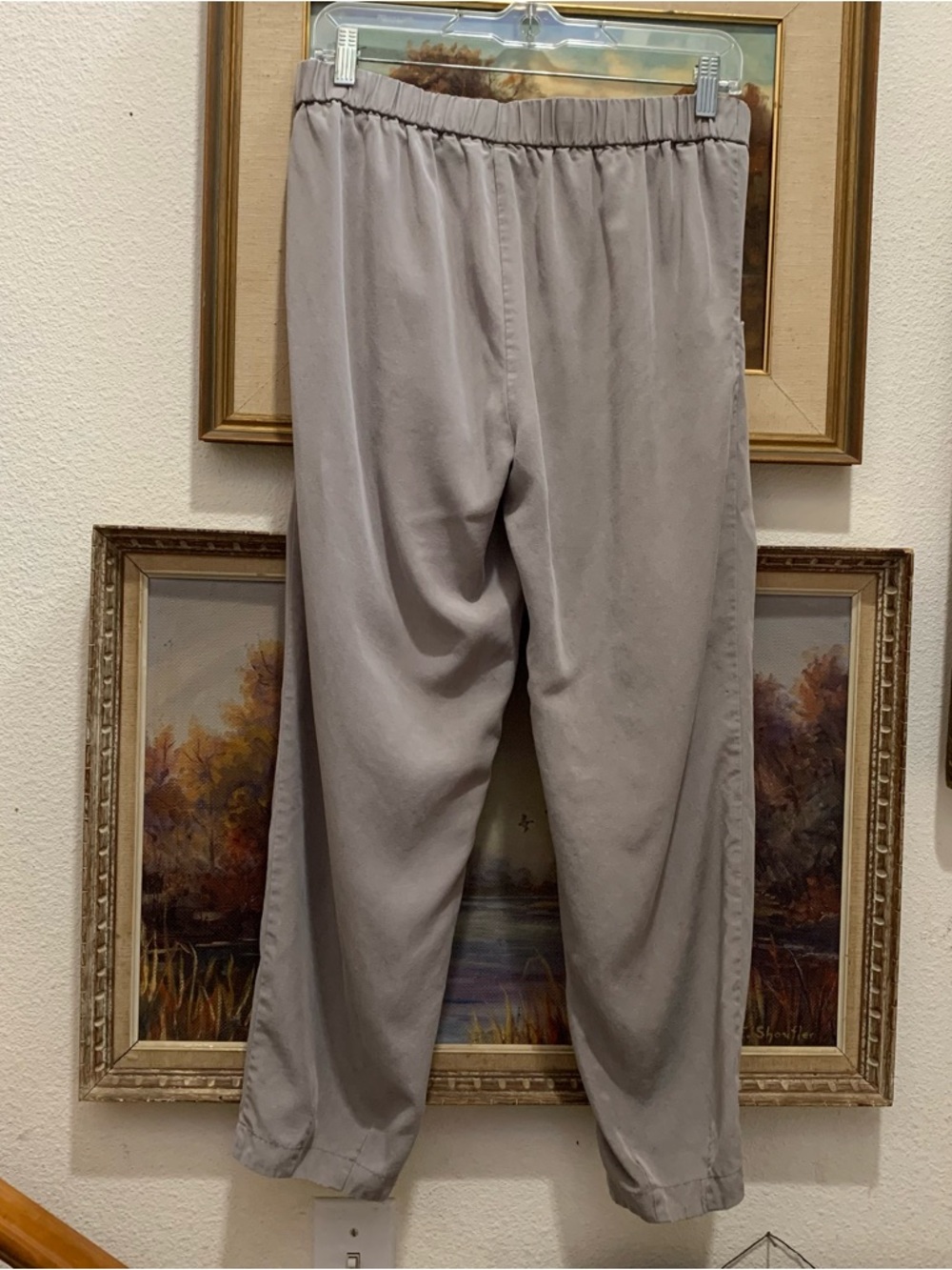 Eileen Fisher silky pleated pants - Picture 3 of 6